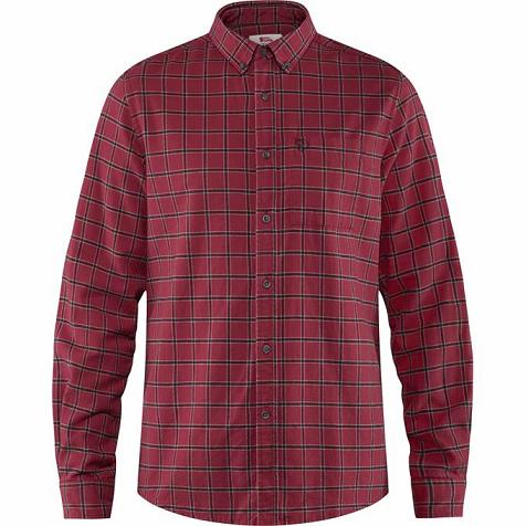 Fjällräven Men Övik Shirts Red PH100197 Philippines